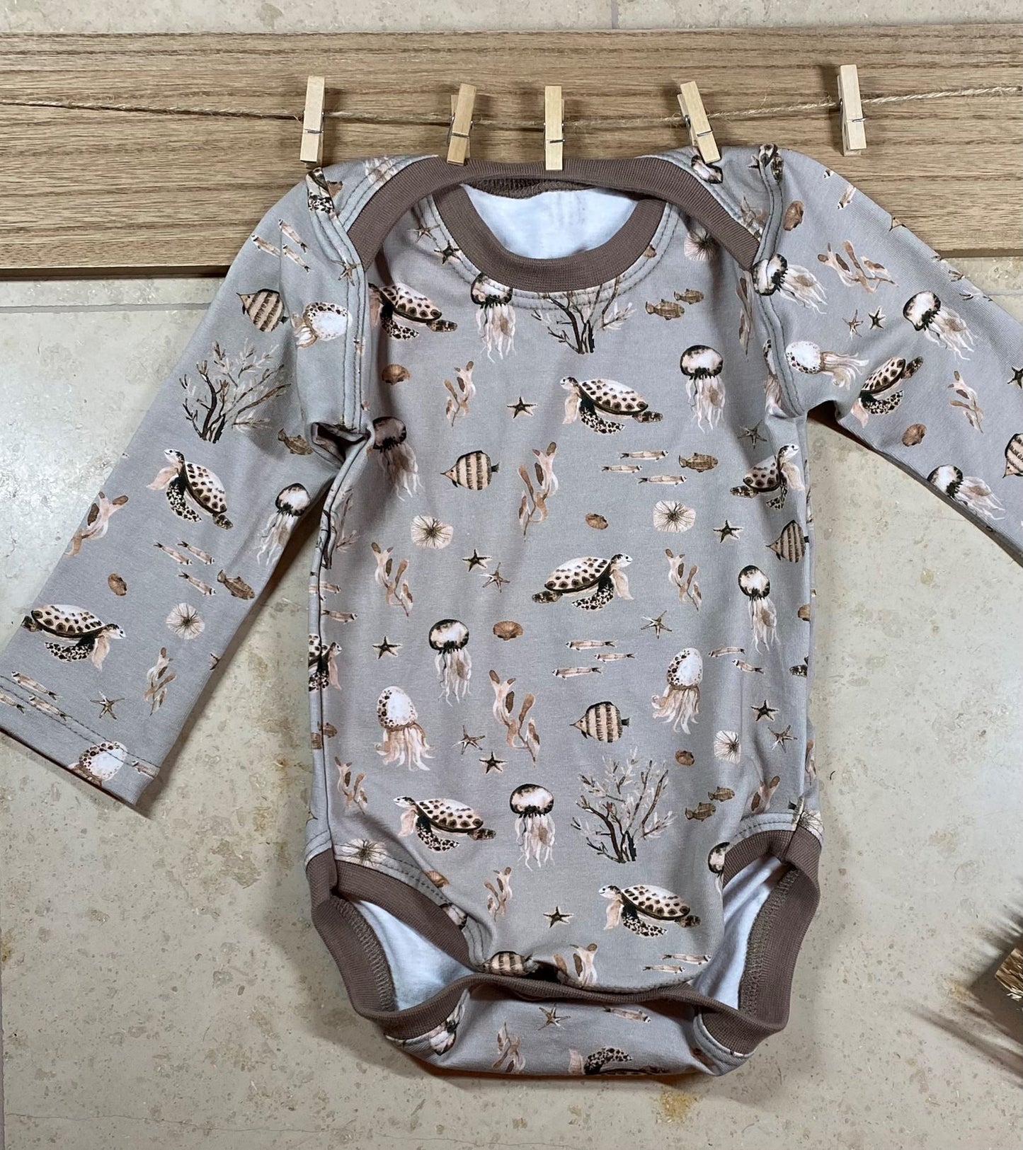 Babybody / Baby Body Meerestiere Gr. 78