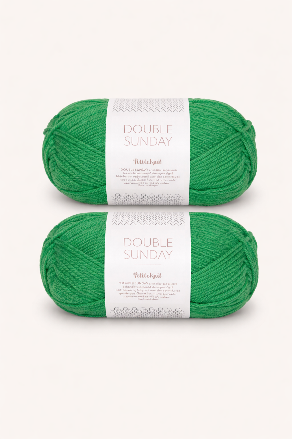 2 Knäuel Sandnes DOUBLE SUNDAY Statement Green 8236 Partie121909