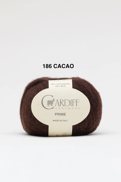 Cardiff Cashmere Prime Strickgarn – Cacao 186
