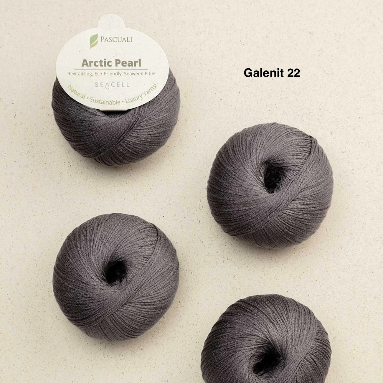 Pascuali Arctic Pearl Strickgarn – Galenit 22

