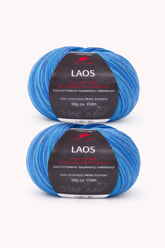 Pro Lana Laos / Ozean 89 / 2x 50 Gramm