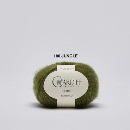 Cardiff Cashmere Prime Strickgarn – Jungle 180