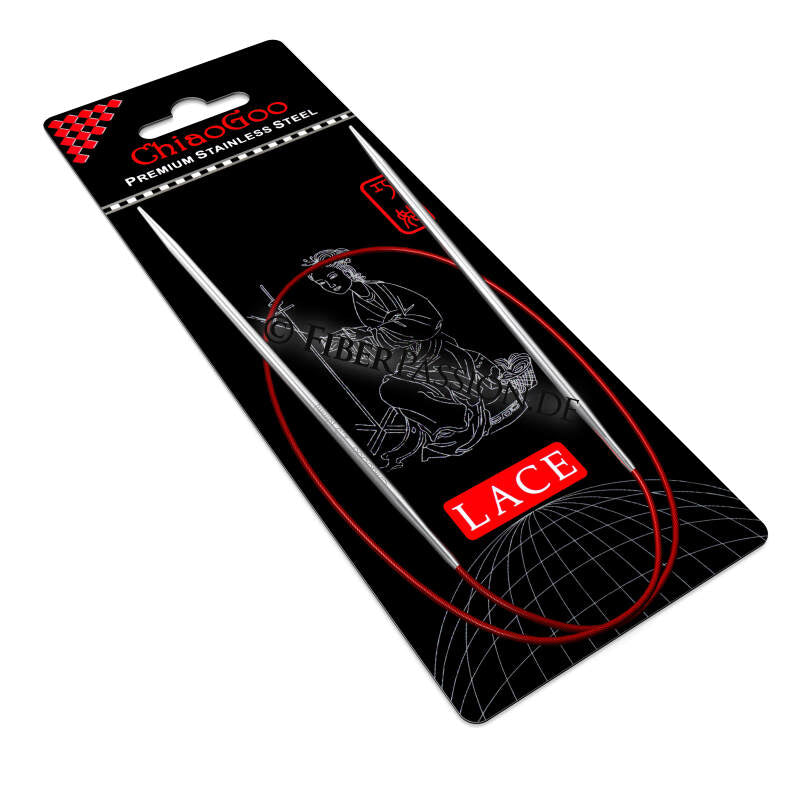 ChiaoGoo Red Lace Rundstricknadel 80 cm